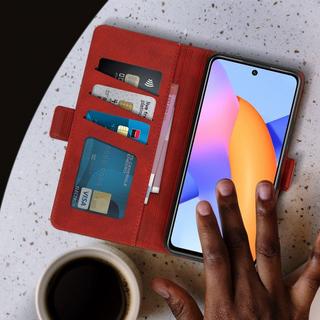 Avizar  Étui Honor 10X Lite Portefeuille Rouge 