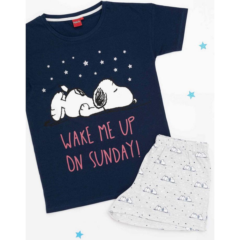 SNOOPY  Ensemble De Pyjama Court 