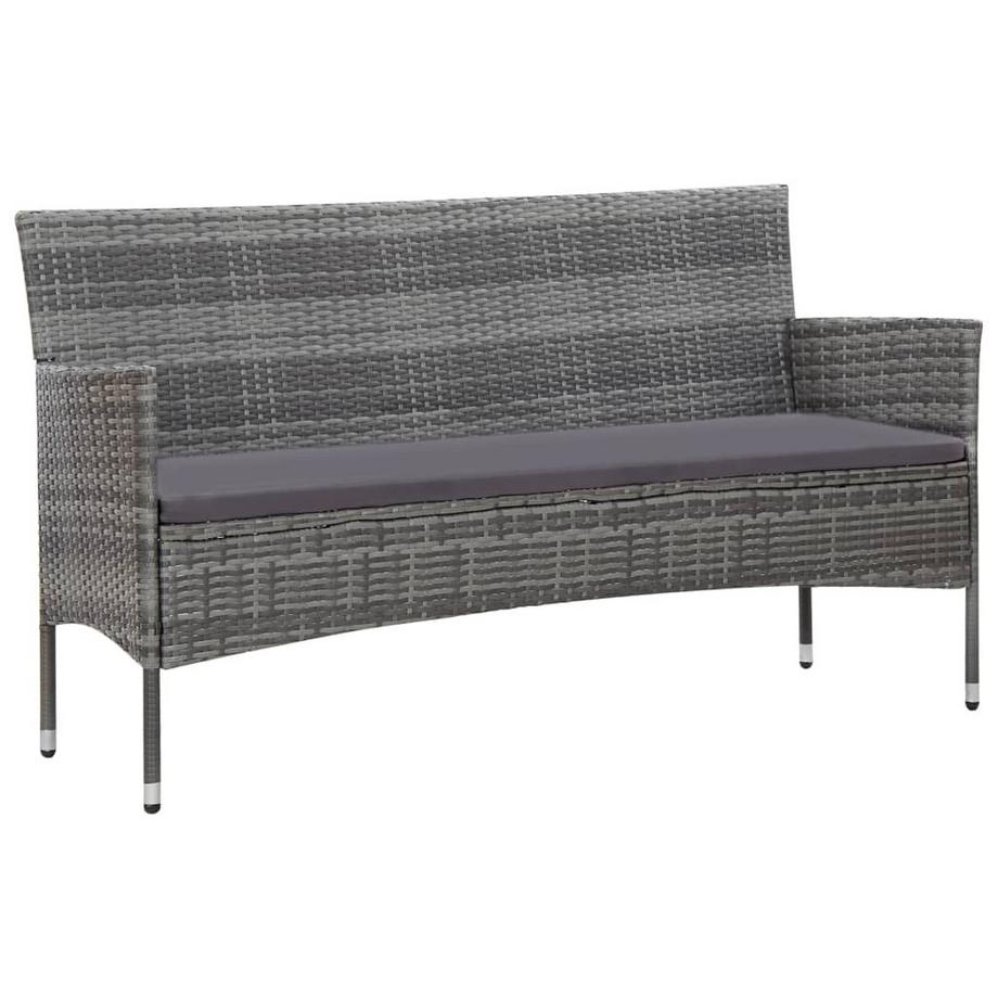 VidaXL Gartensofa poly-rattan  