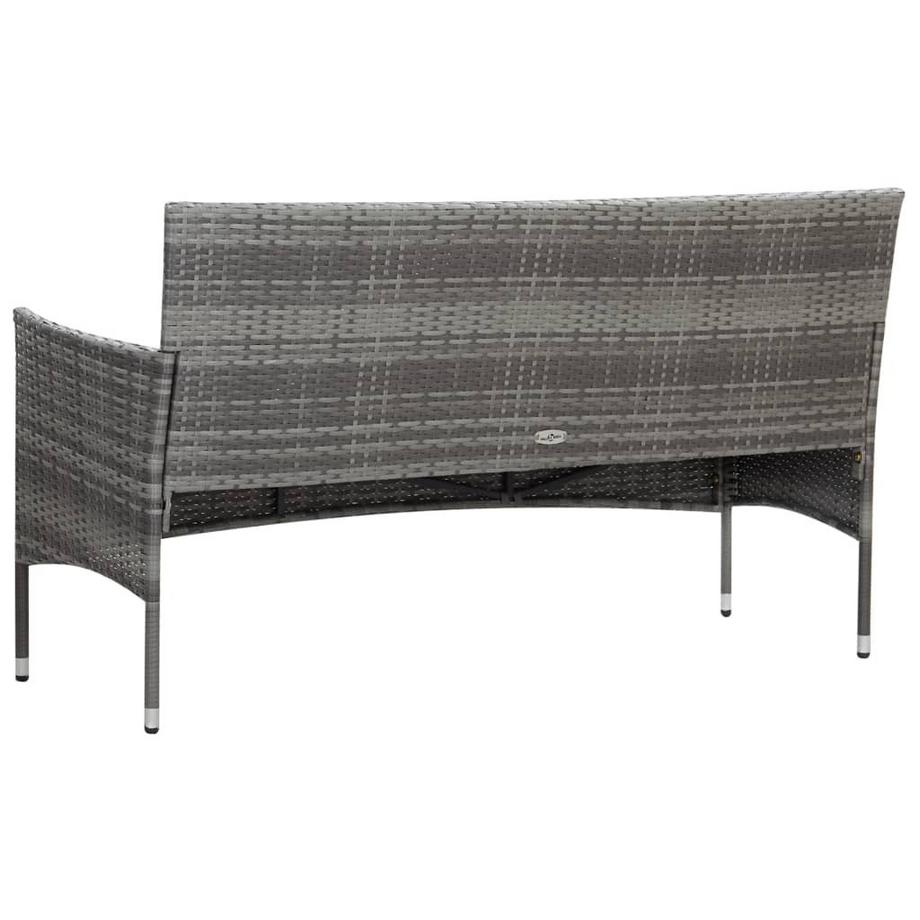 VidaXL Gartensofa poly-rattan  