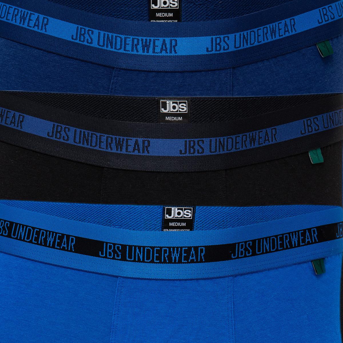 JBS Underwear Confezione da 3 Boxer Lunghi Bamboo  