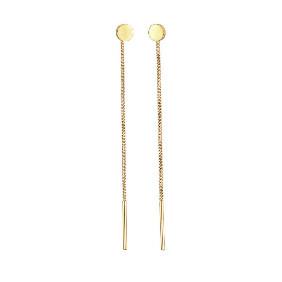Ohrringe Plättchen Minimal Basic Durchziehen