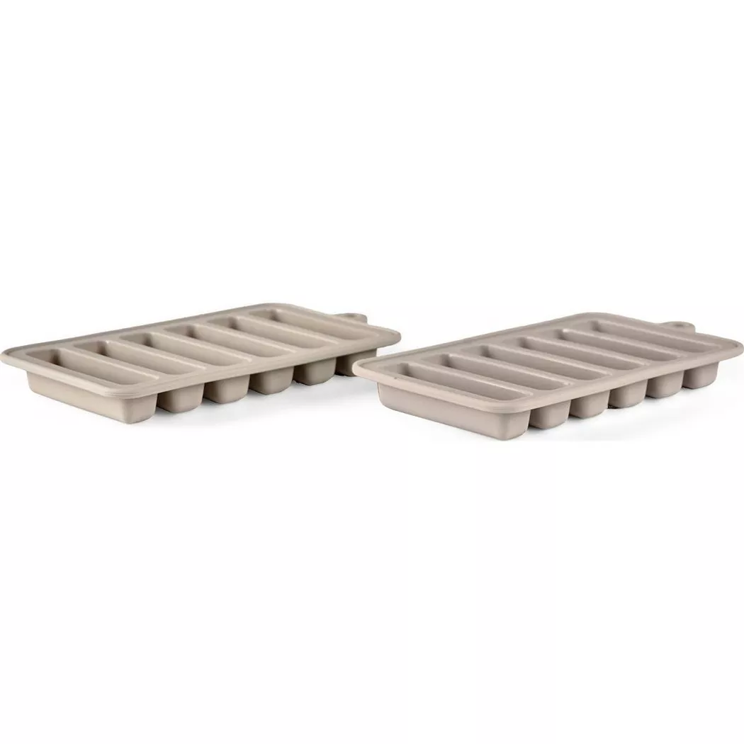 Bitz – Eiswürfelform Stab 2 Stück, Beige, Grau