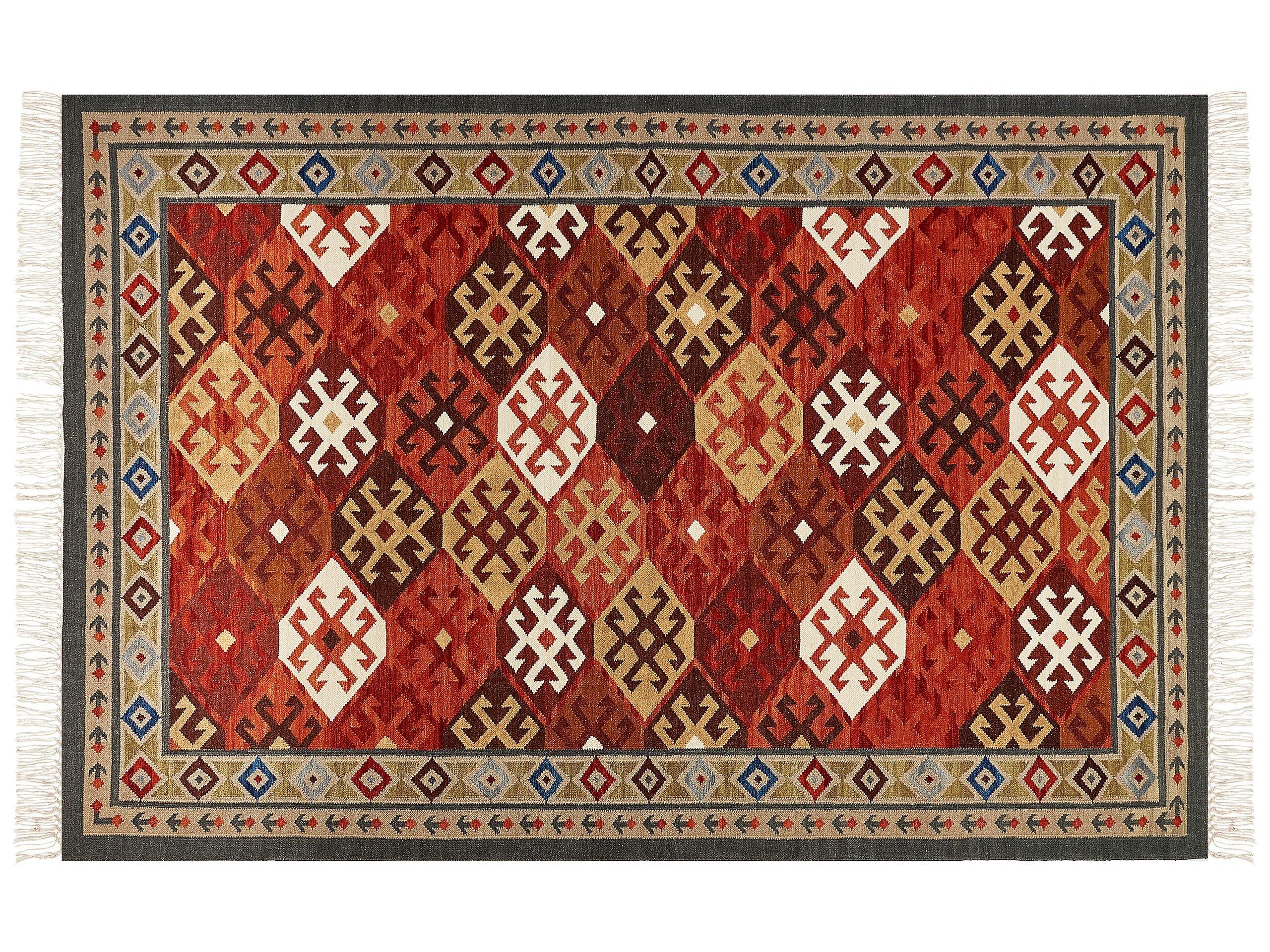 Beliani Tapis en Laine Rustique URTSADZOR  