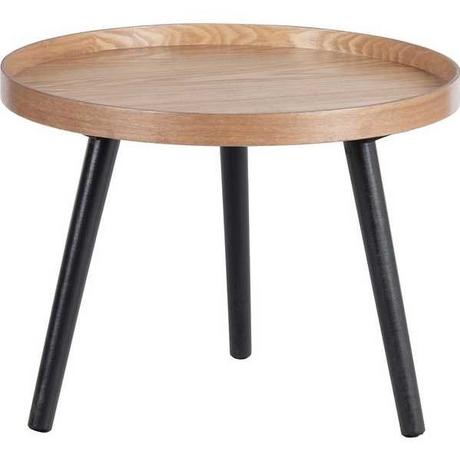 mutoni Table d'appoint Mesa Natural ronde 45x45  