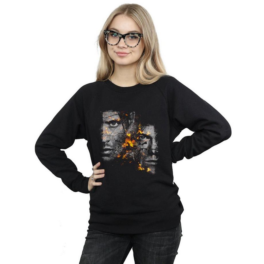 Supernatural Dean et Sam Winchester Fire Sweatshirt  