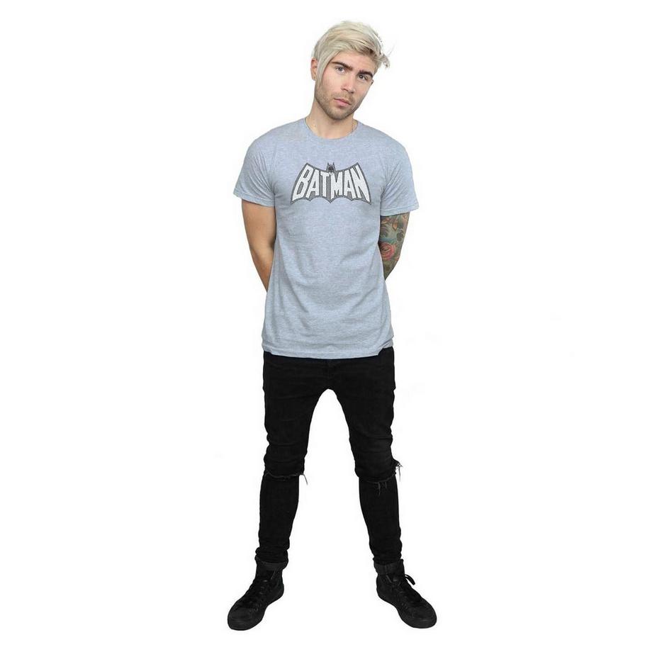 DC COMICS T-shirt a Maniche Corte Logo Batman  