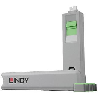 LINDY  LINDY Schnittstellenblockierung + Schlüssel USB Typ-C 5 Stück(e) 