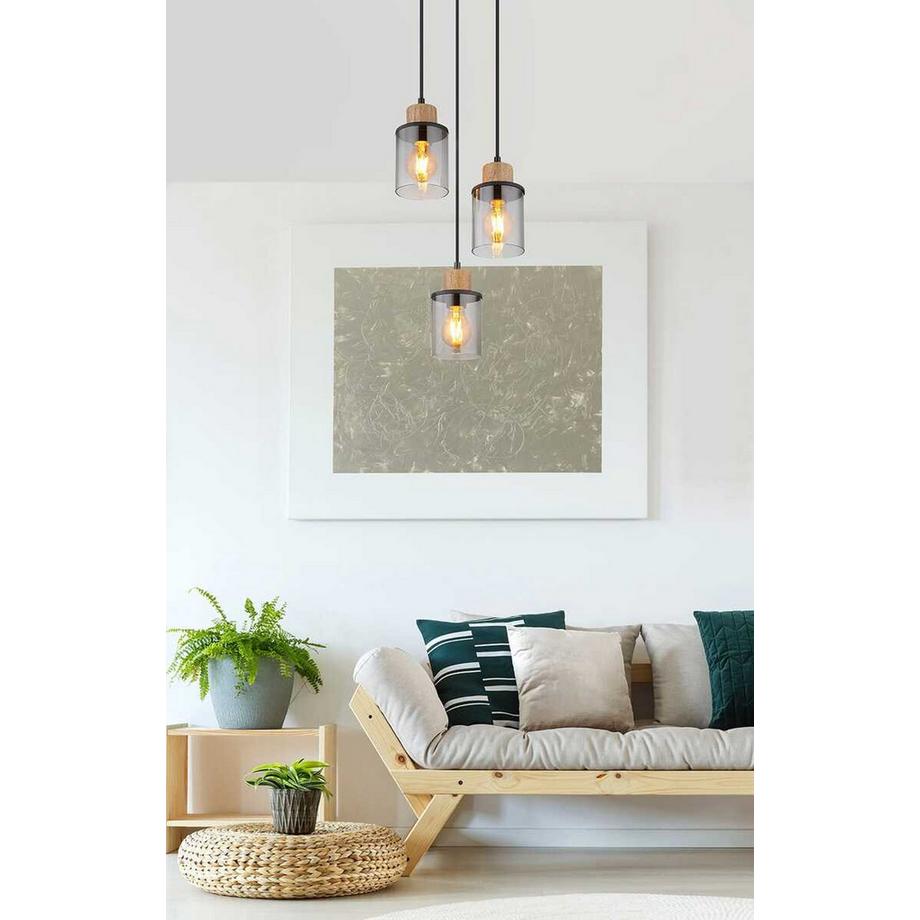 mutoni light Hängeleuchte Reid 3xE27  