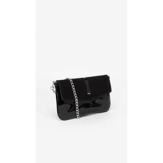 Nero Giardini Vernice Nero Clutch Tasche  