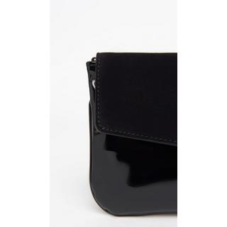 Nero Giardini Vernice Nero Clutch Tasche  