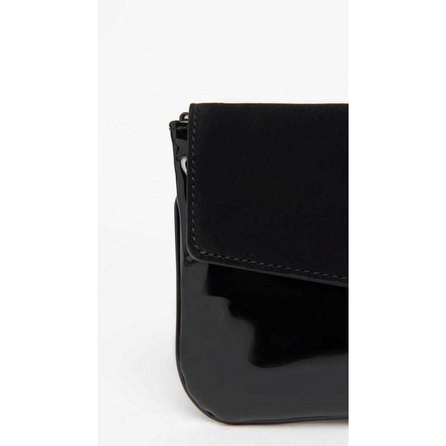 Nero Giardini Vernice Nero Clutch Tasche  