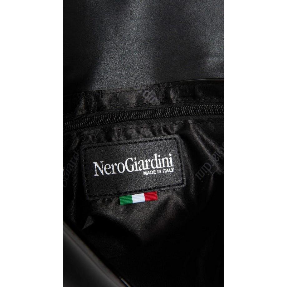 Nero Giardini Vernice Nero Clutch Tasche  