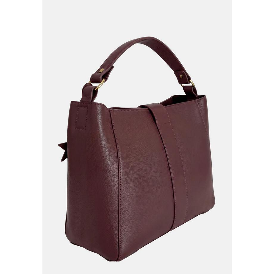 pierre cardin Strukturierte Handtasche mit Sternanhänger  