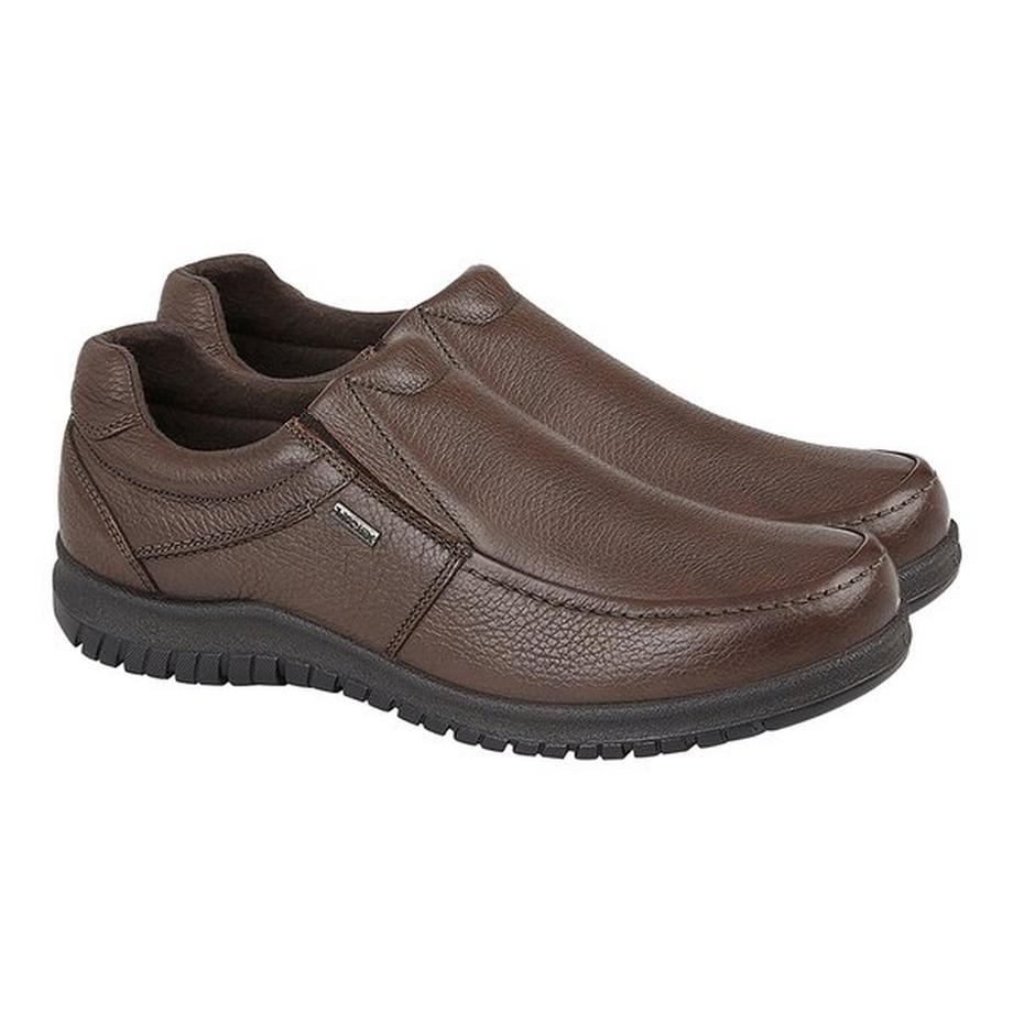 IMAC Chaussures à enfiler en cuir grainé  