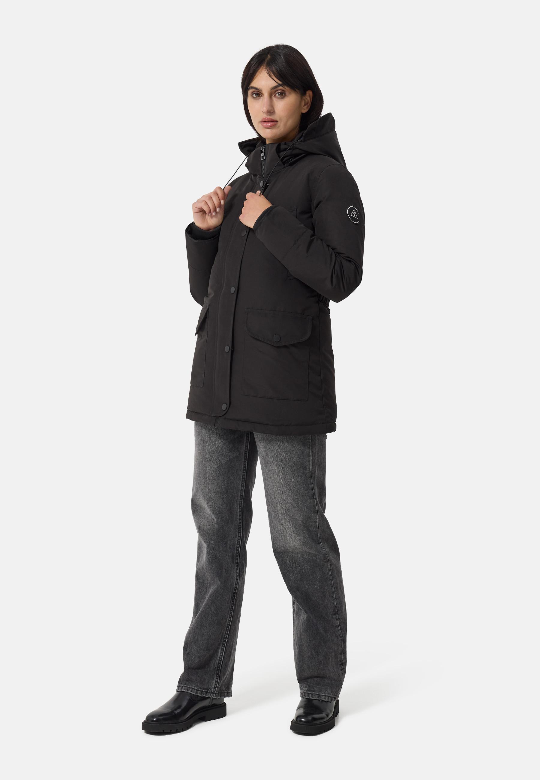 CASH-MERE.CH Piumino Parka con Cappuccio e Fodera in Cashmere  