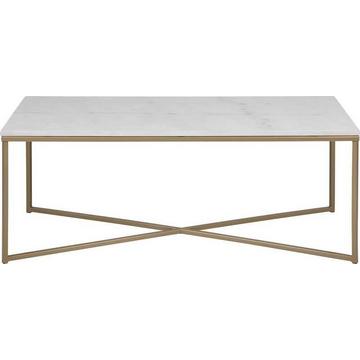 Table basse Romandie blanc Guangxi 120x60x46