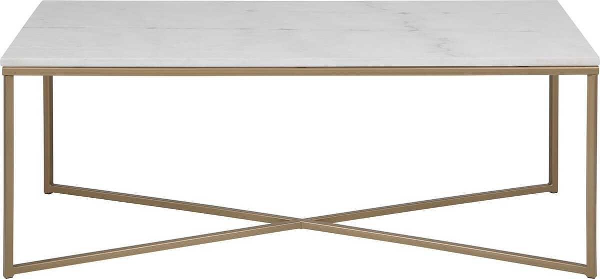 mutoni Table basse Romandie blanc Guangxi 120x60x46  