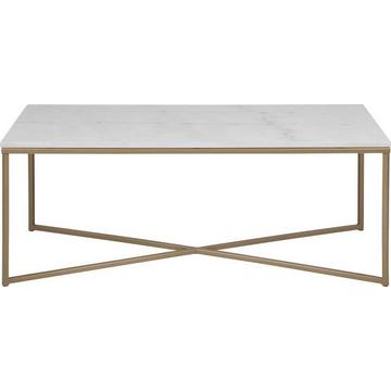 Table basse Romandie blanc Guangxi 120x60x46