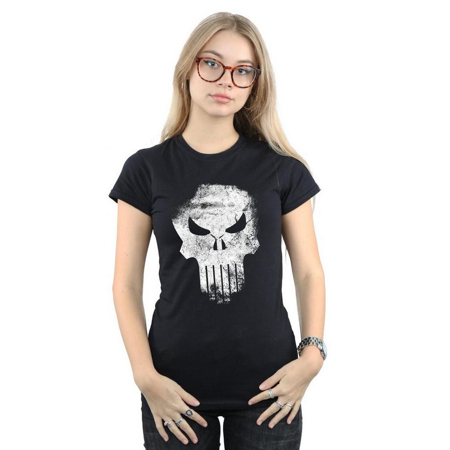 MARVEL The Punisher Distressed Skull T-Shirt  