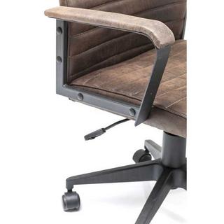 mutoni Chaise de bureau pivotante Labora Marron  