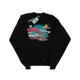 DC COMICS  Super Friends We WHOOSH You A Merry Christmas Sweatshirt 