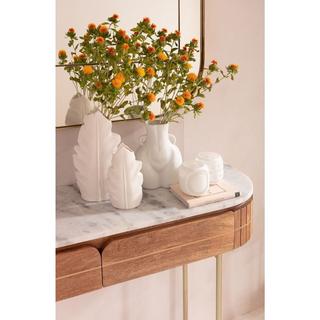 KARE Design Vase Donna blanc 22  