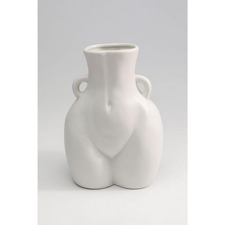 KARE Design Vase Donna blanc 22  