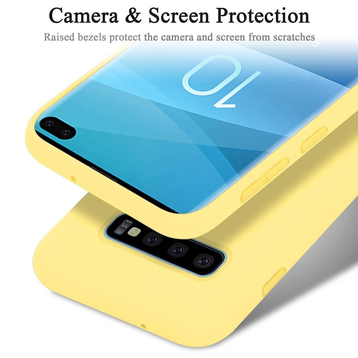 Cadorabo  Housse compatible avec Samsung Galaxy S10 PLUS - Coque de protection en silicone TPU flexible 