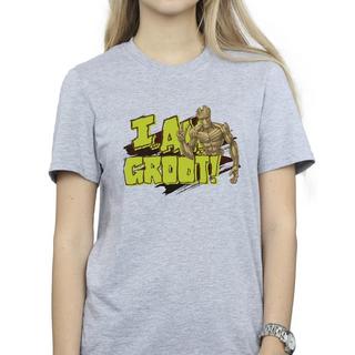Guardians Of The Galaxy I Am Groot T-Shirt Stampata  