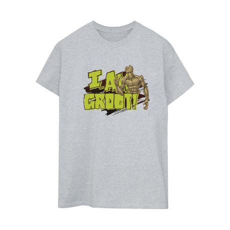 Guardians Of The Galaxy I Am Groot T-Shirt Stampata  