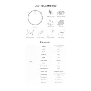 Blue Chilli M7S Pro Nass- und Trockensaugroboter mit Wischfunktion, 15 W, Sprachunterstützung  