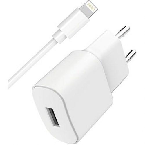 WOW  Chargeur maison USB A 2.4A Blanc 