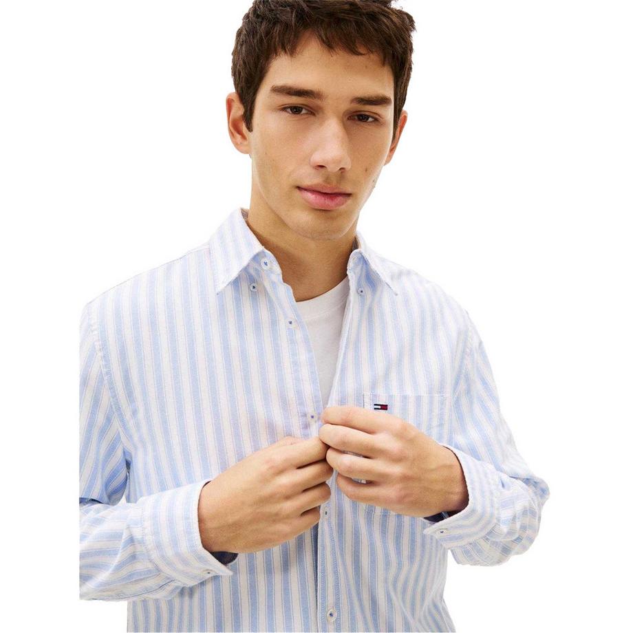 TOMMY JEANS  Chemise À Boutons Manches Longues 