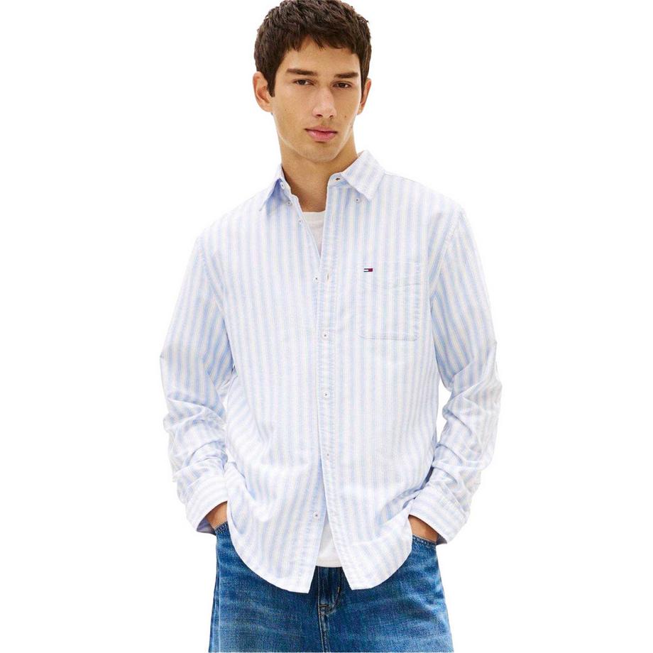 TOMMY JEANS  Chemise À Boutons Manches Longues 