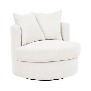 Fauteuil en Polyester Moderne DALBY