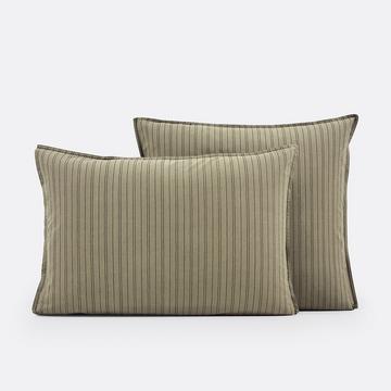 Taie d'oreiller coton lavé