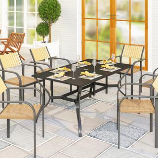 Outsunny table de jardin  