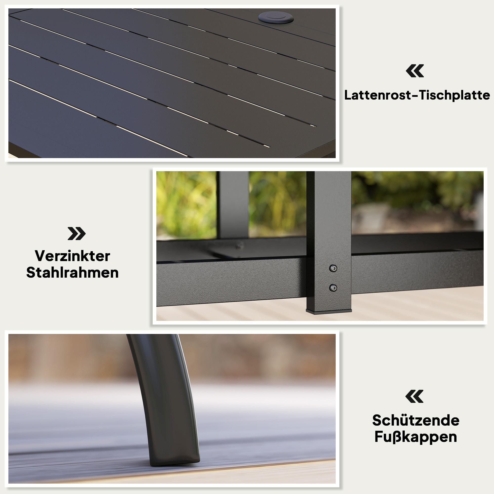 Outsunny table de jardin  