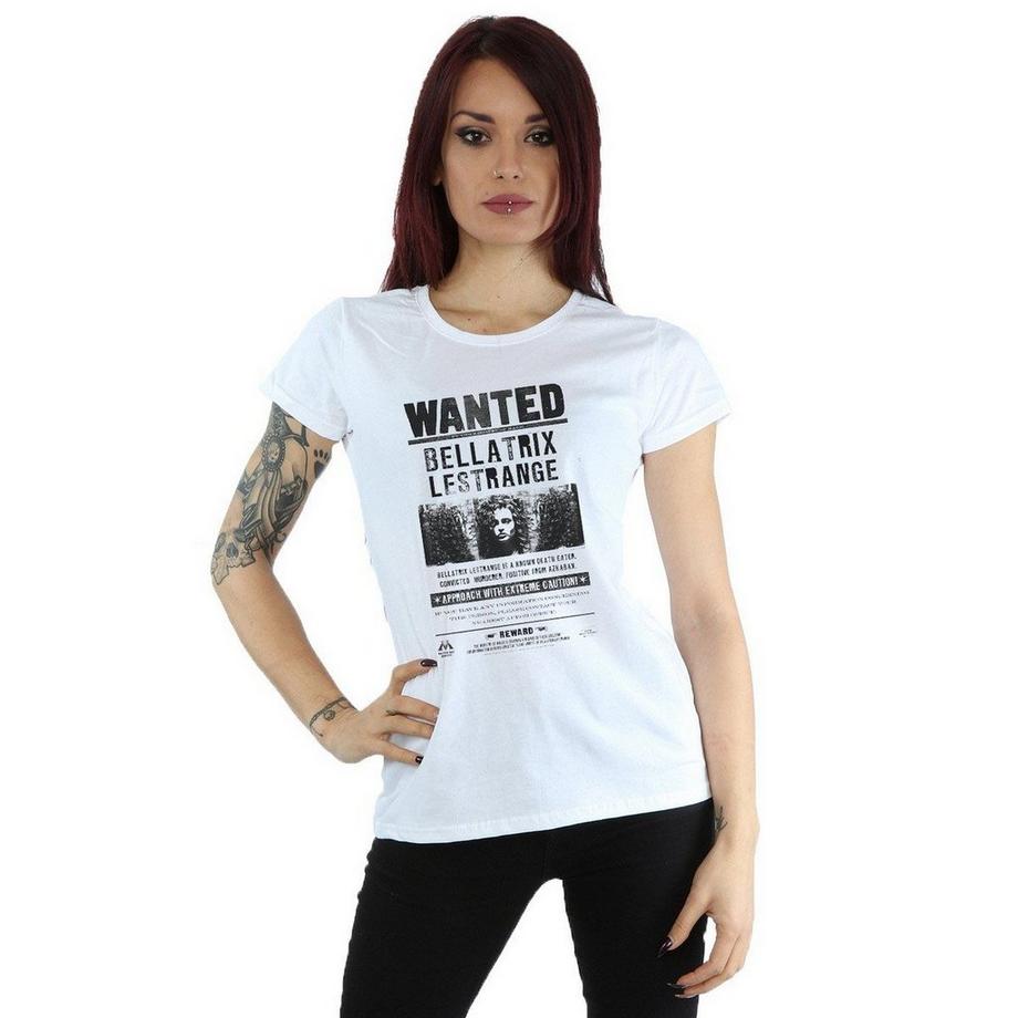 Harry Potter Bellatrix Lestrange Wanted Poster T-Shirt  