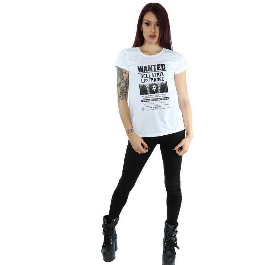 Harry Potter Bellatrix Lestrange Wanted Poster T-Shirt  
