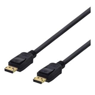 DELTACO  Deltaco DisplayPort-Kabel 4K UHD, DP 1.2, 2 m – Schwarz 