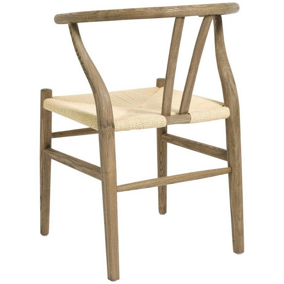 Blanc d'Ivoire Sedia da pranzo Njord in frassino naturale  