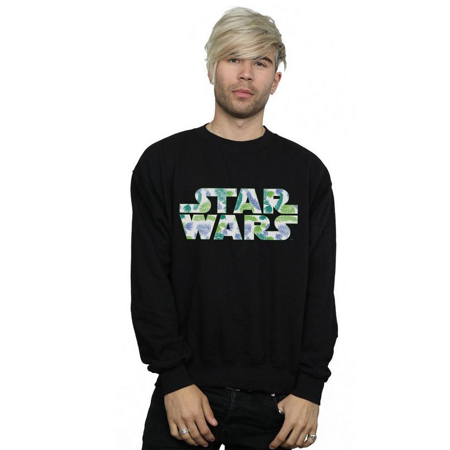 STAR WARS Star Wars Tropical Logo Rundhals Sweatshirt  