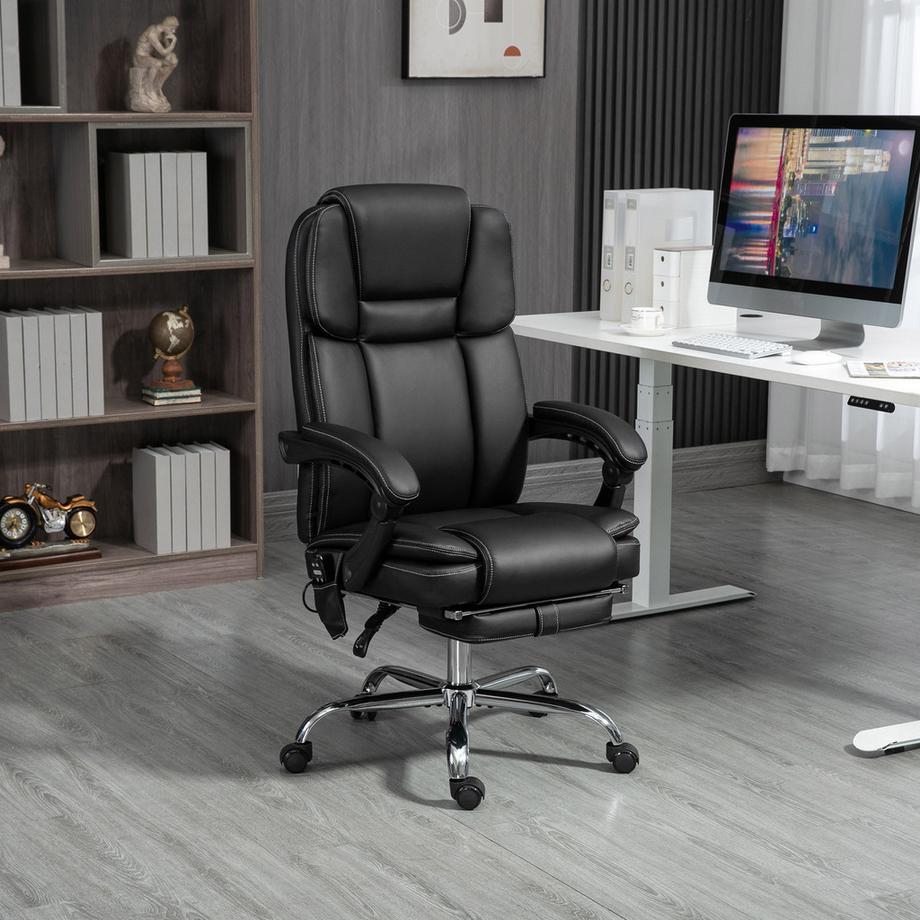Vinsetto  Chaise de bureau avec fonction massage 