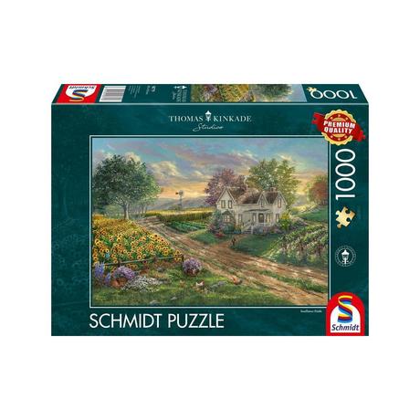 Schmidt  Puzzle Sonnenblumenfelder (1000Teile) 