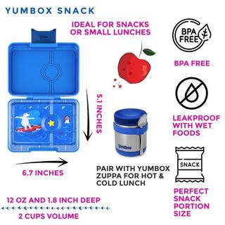 Yumbox Yumbox Snack S Surf Blue Polar Bear Znüni Lunch Box  