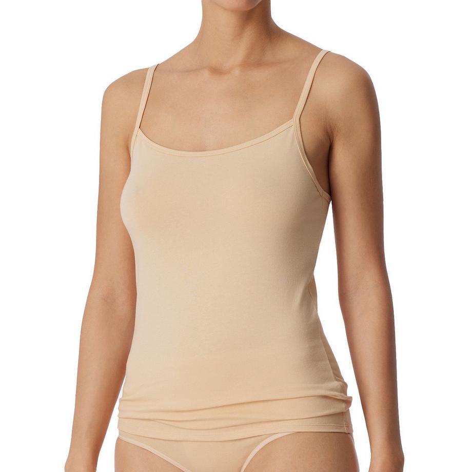 Uncover by Schiesser Lot de 6 tops à bretelles spaghetti en coton  