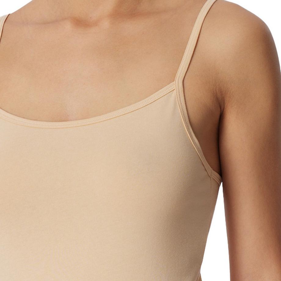Uncover by Schiesser Lot de 6 tops à bretelles spaghetti en coton  