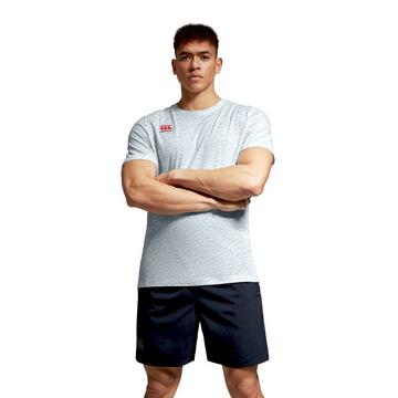 baumwoll-t-hirt mit kleinem logo